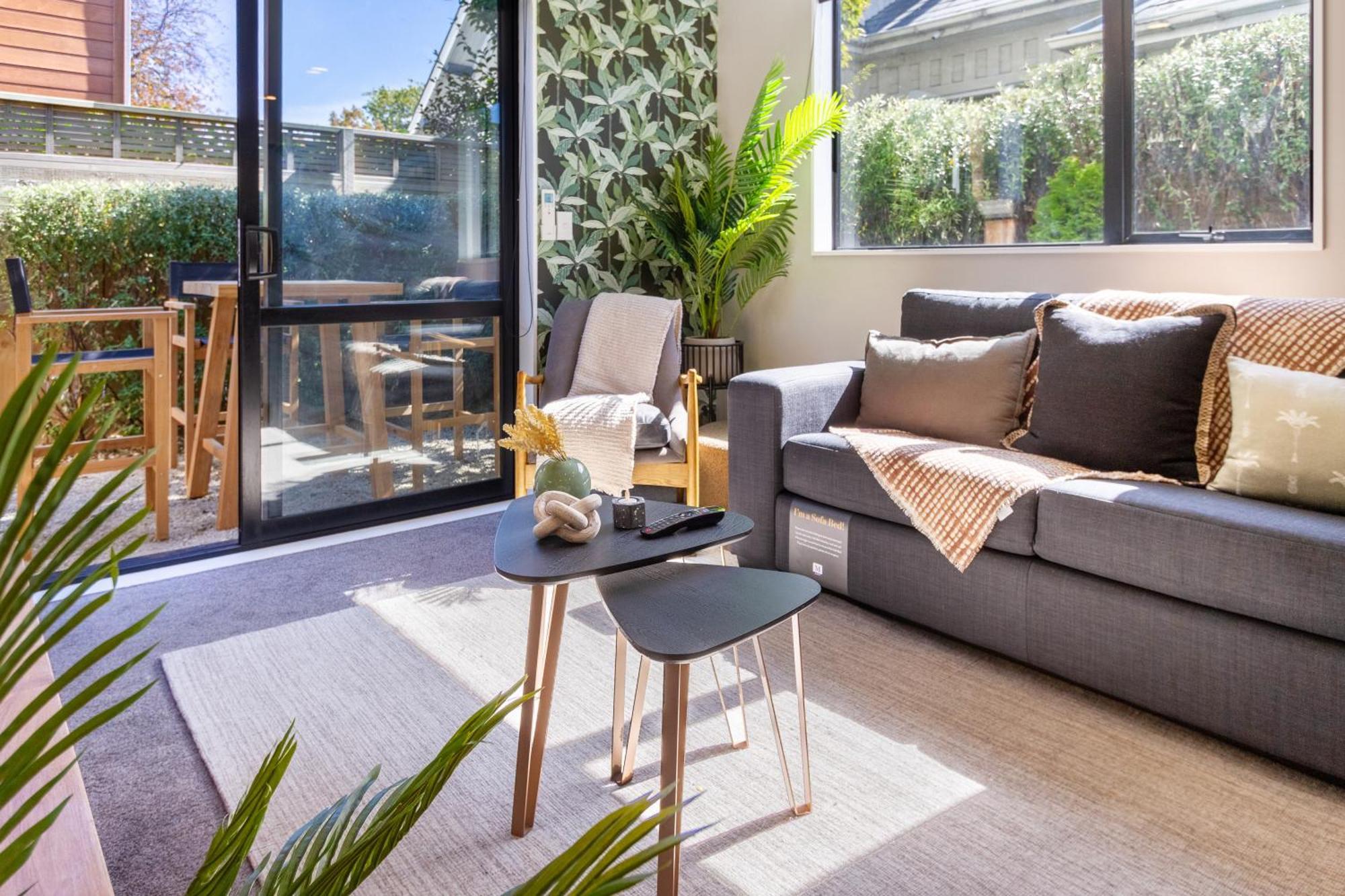 Latimer Square Luxe: 1Br W/ Sofa Bed Christchurch Zewnętrze zdjęcie